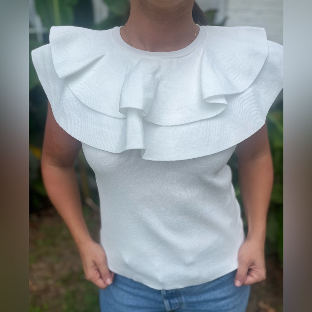 The Pants Store Ruffle Blouse